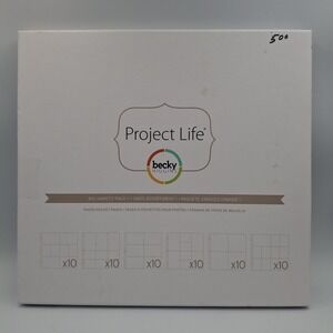 Becky Higgins Project Life Big Variety Pack 1 Photo Pocket Pages 12x12 50ct